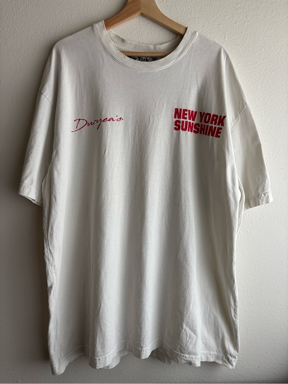 New York Sunshine x Duryea’s T-Shirt Montauk “The End” w/ Ocean Graphic 2022 - Picture 2 of 10